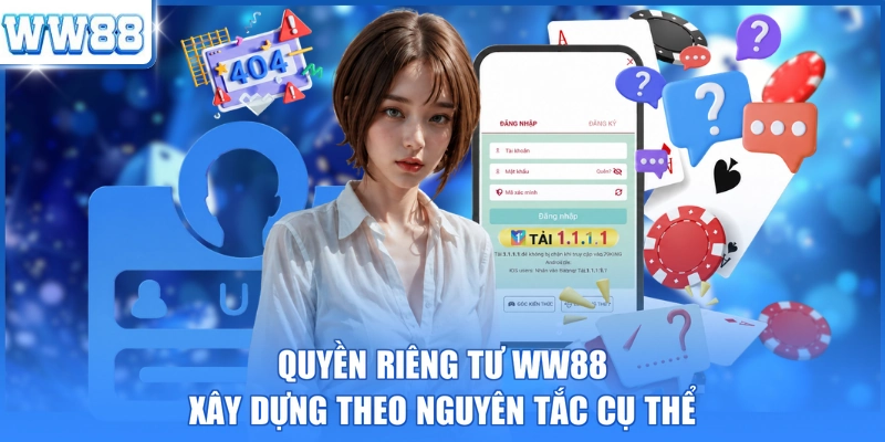 Quyền riêng tư WW88 xây dựng theo nguyên tắc cụ thể