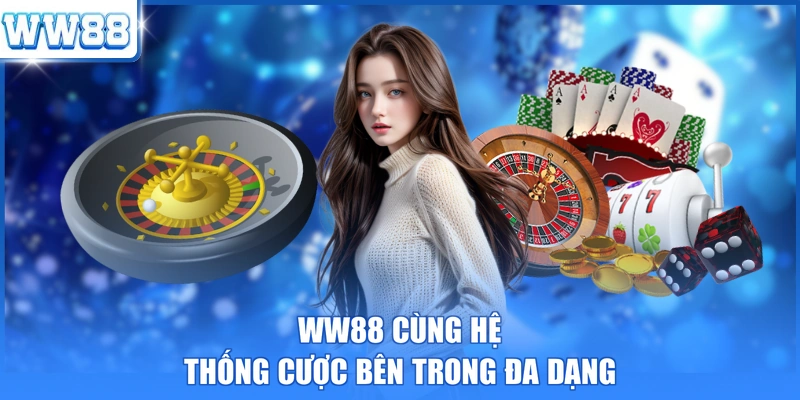 WW88 cùng hệ thống cược bên trong đa dạng